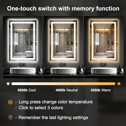 17 REC LED Mirror