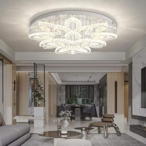 40" Crystal Chandeliers (Silver / Dia 40")