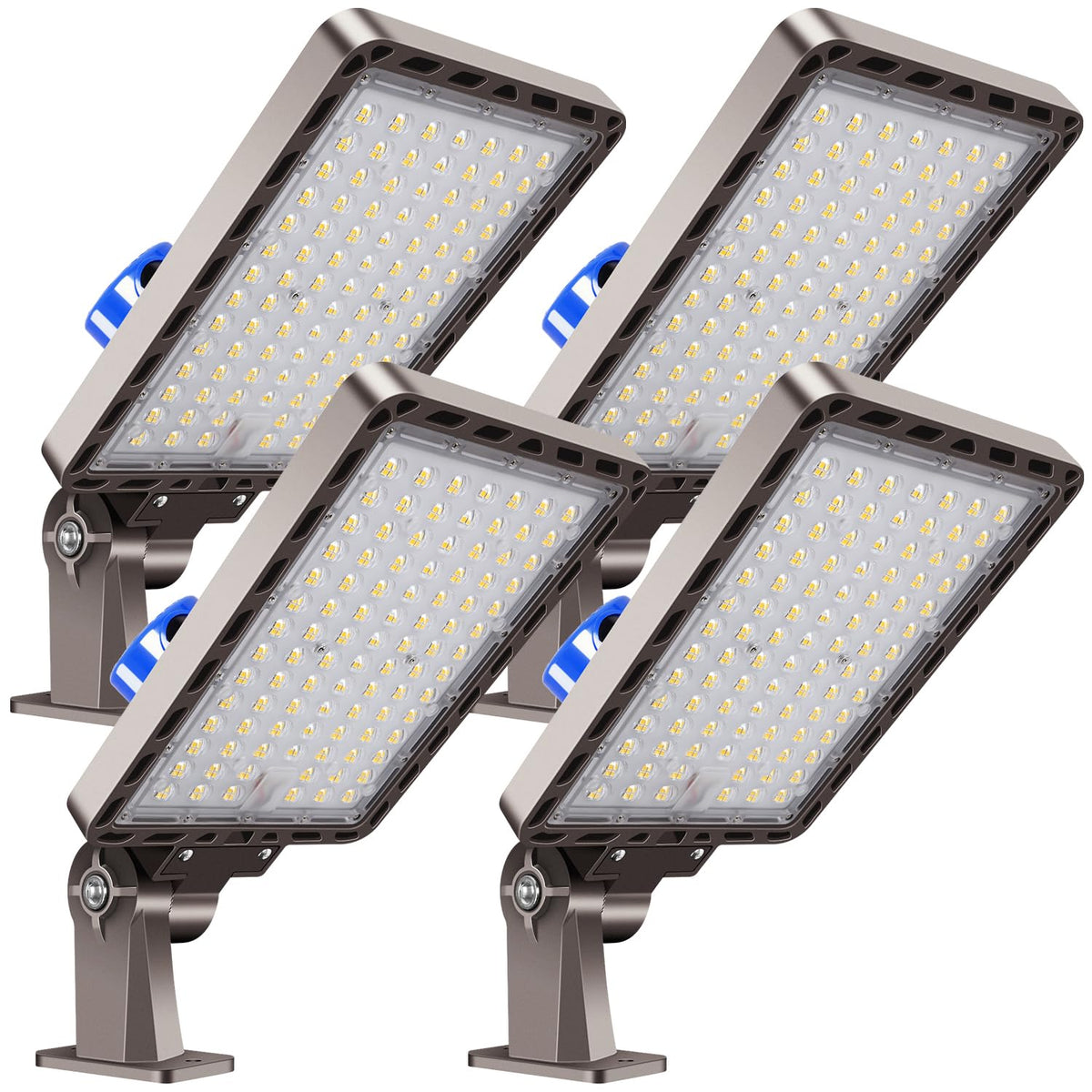 240W LED Parking Lot Light Dusk to Dawn Photocell 4Pack 36000LM (240W/Wall Mount/4PC)