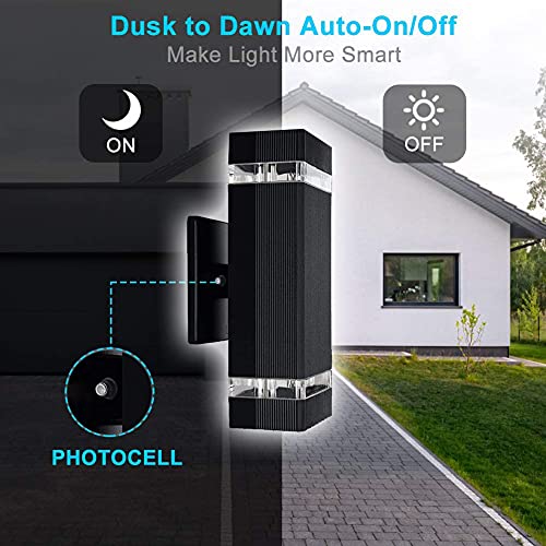 Outdoor Wall Lights (Square 2 Pack)