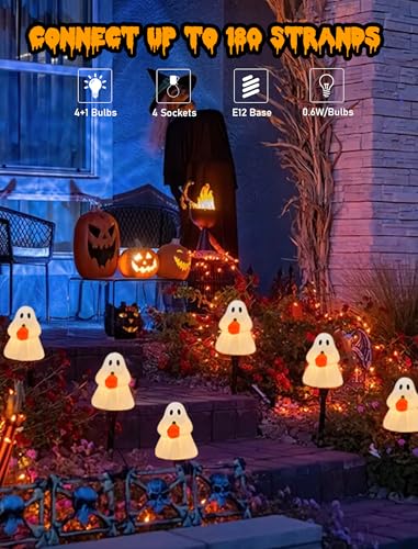 Halloween Ghost Pathway Lights (Halloween Ghost Pathway Lights)