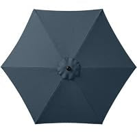 7.5ft Solar Umbrella LED Lighted Patio Umbrella