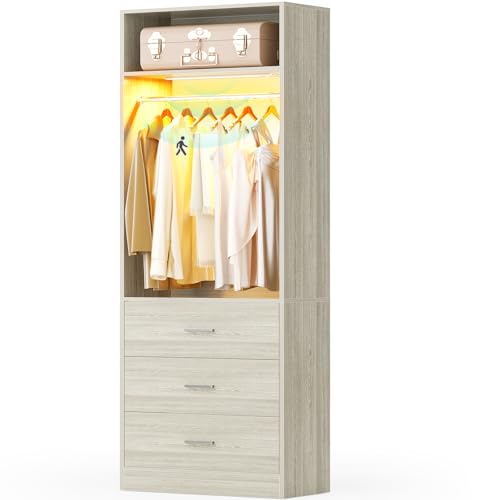 2FT/4FT/8FT Closet System with Motion Sensor Lights