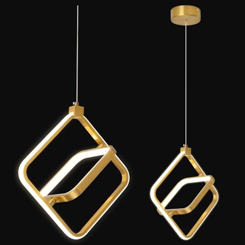 Modern LED Pendant Light 4000K Dimmable Contemporary LED Chandelier