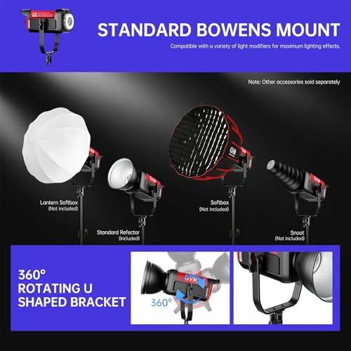 GVM 300C RGB Video Light (300W)
