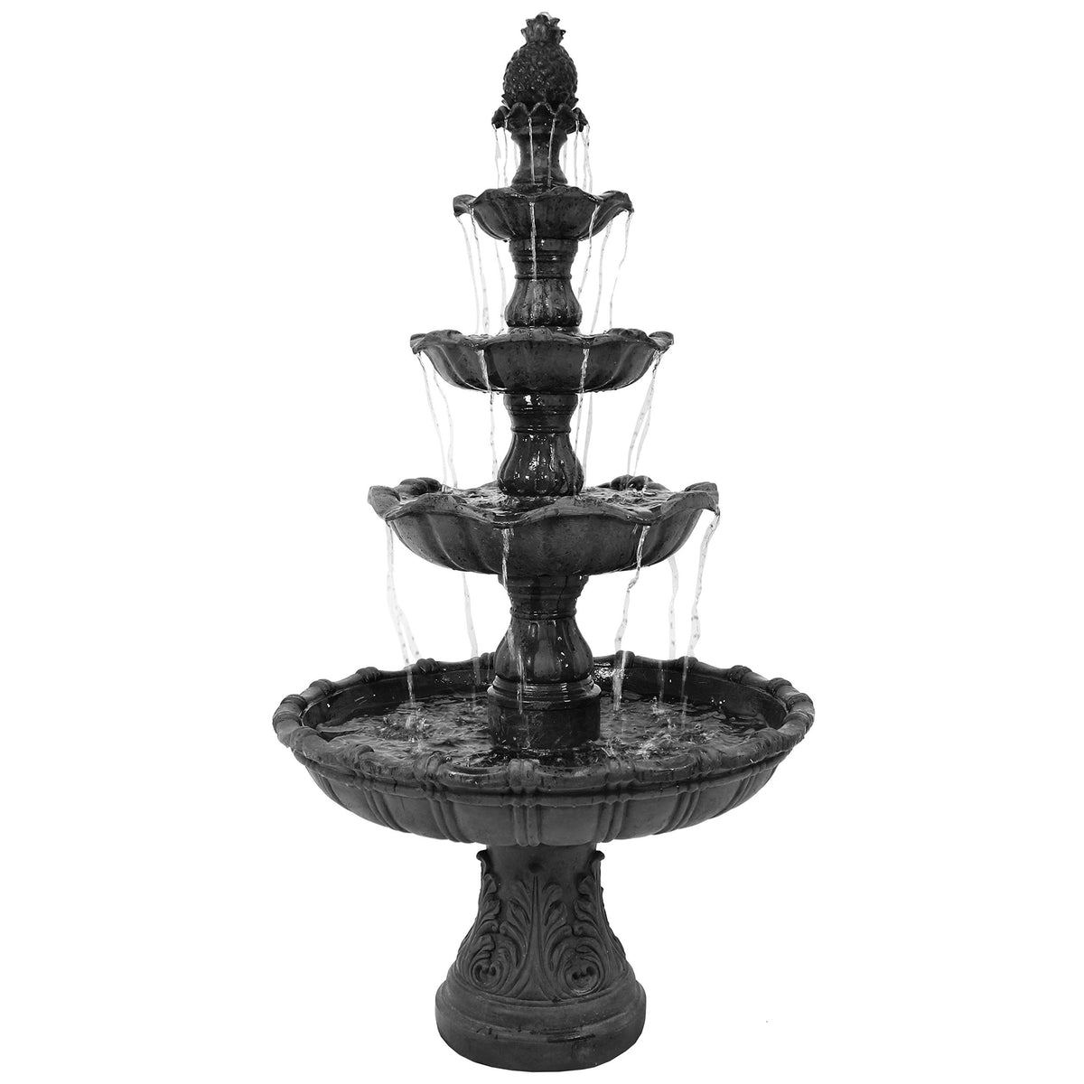 Sunnydaze Grand Courtyard 4 (Black)