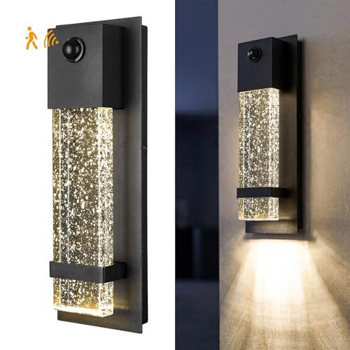 HWH 2 Pack Motion Sensor Outdoor Wall Lamps (Motion Sensor / 2-Pack)