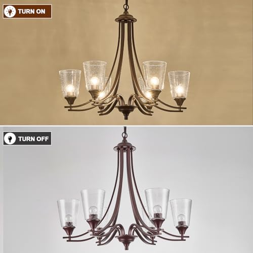 Oil Rubbed Bronze Chandeliers Antique Pendant Lights 6 (bronze-xl / xlarge-6 light)