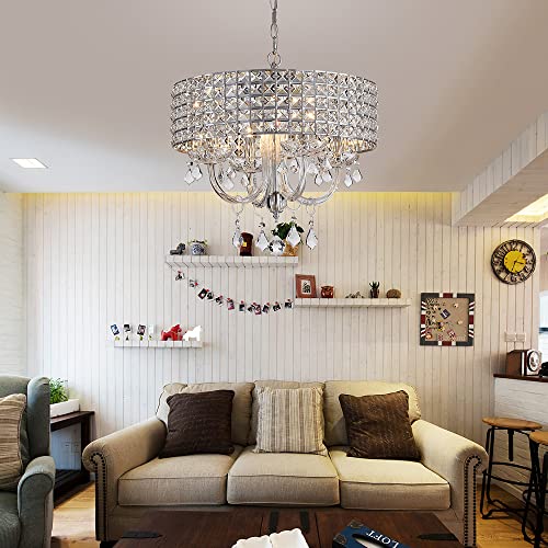 Saint Mossi K9 Crystal Pendant Light Fixture Modern Design