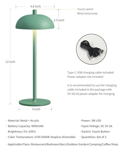 Cordless LED Table Lamp