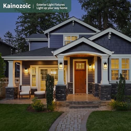 Outdoor Wall Light Fixtures Waterproof Porch Lights Anti (Basic Functions / 2 Pack)