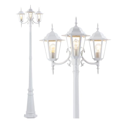 Outdoor Post Light 83" (White)
