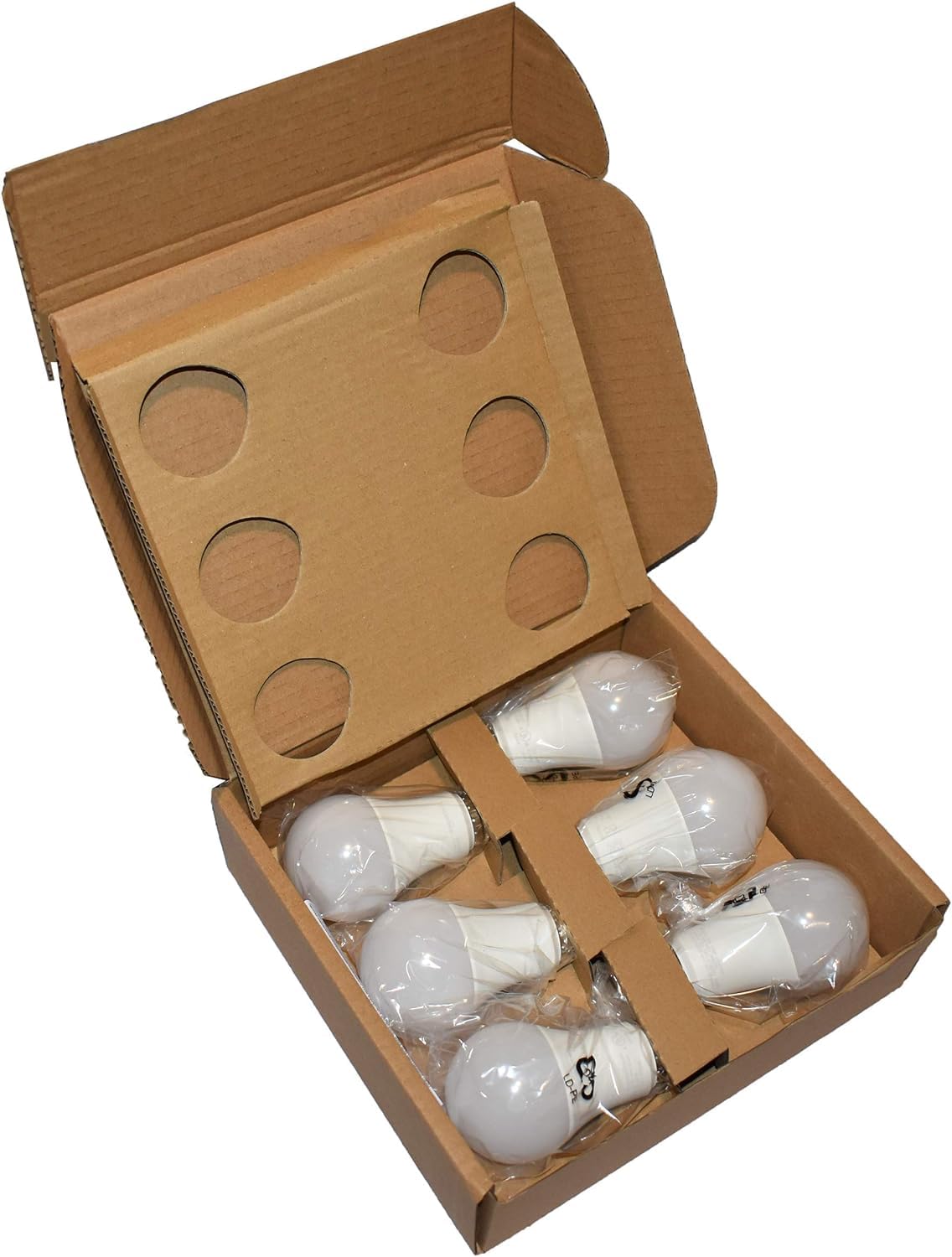 A19 LED Light Bulbs (6 Count (Pack of 1) / 75 Watt / Soft White)
