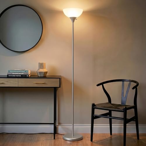 Sky Dome Dimmable LED Floor Lamp (Platinum Silver)