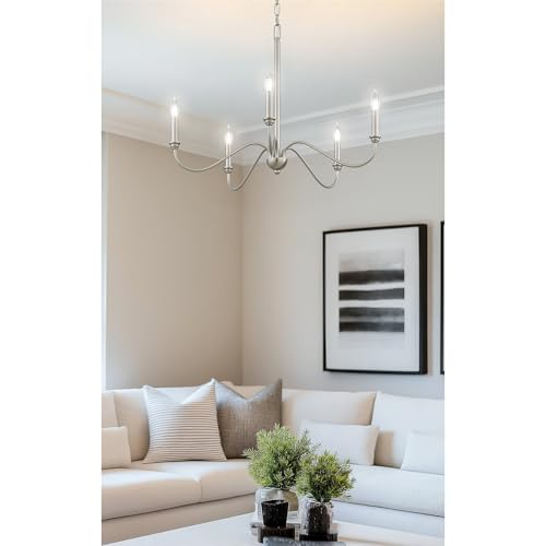 Archer 28" Farmhouse 5 (Brushed Nickel / 28")