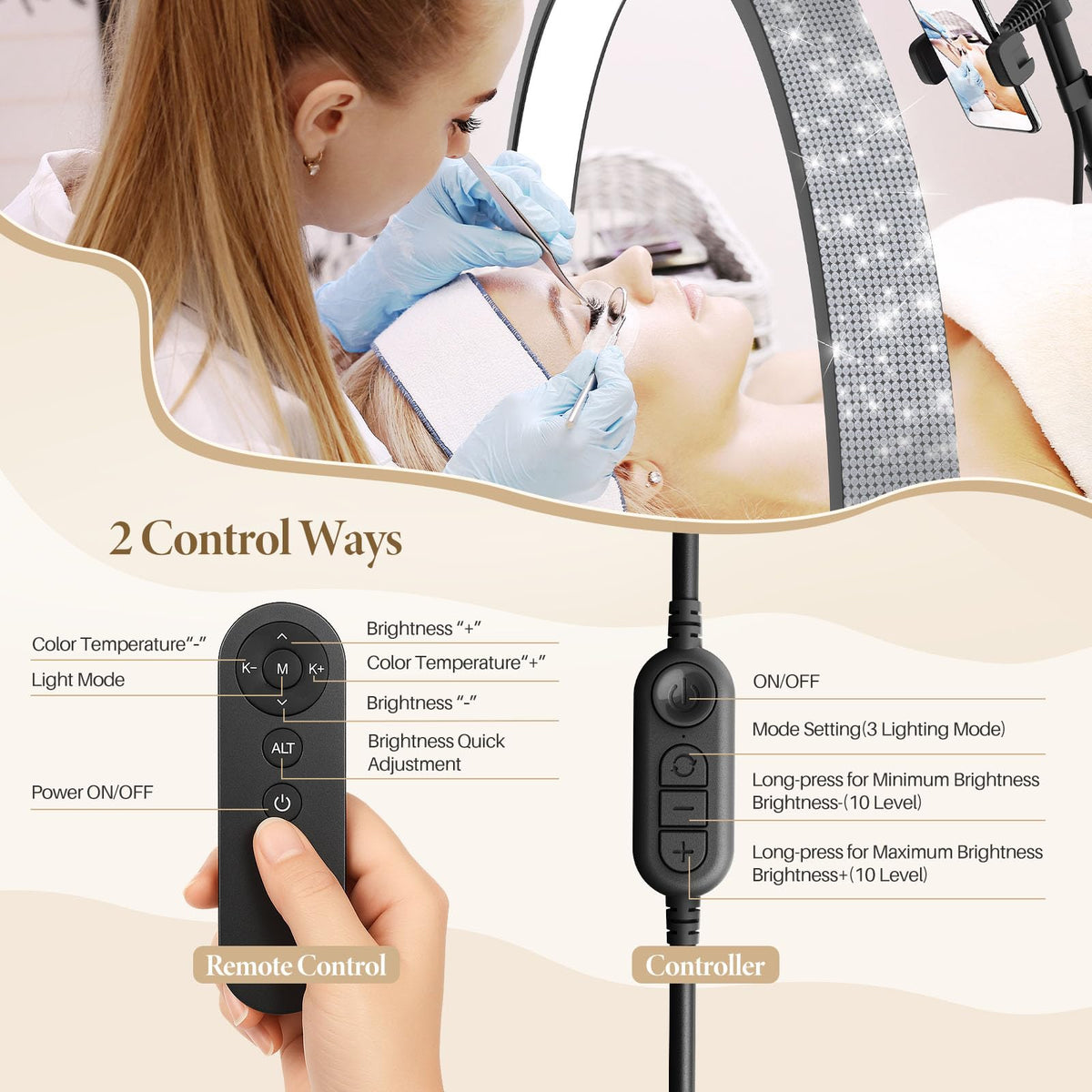 Lash Light for Eyelash Tech (Black Diamond)