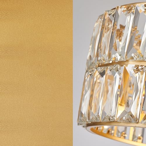 Crystal Chandelier Modern Semi Flush Pendant Ceiling Light