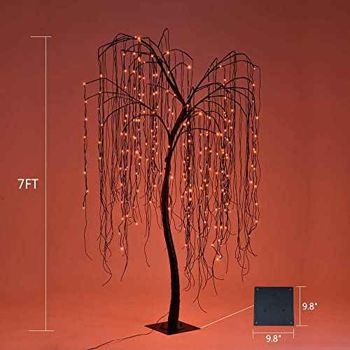 7 Feet Halloween Tree (Orange)