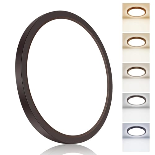 Flush Mount LED Ceiling Light Fixtures 5 Color Temperatures