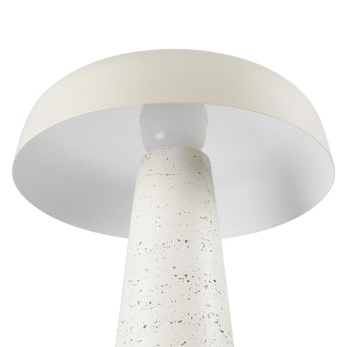 Novogratz x Globe 10" 3.5W LED Integrated Rechargeable Table Lamp (Off-White)