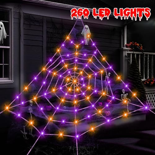 Spider Webs Halloween Decorations Outdoor