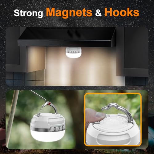 LED Camping Lantern Rechargeable 1400LM (Bright White)