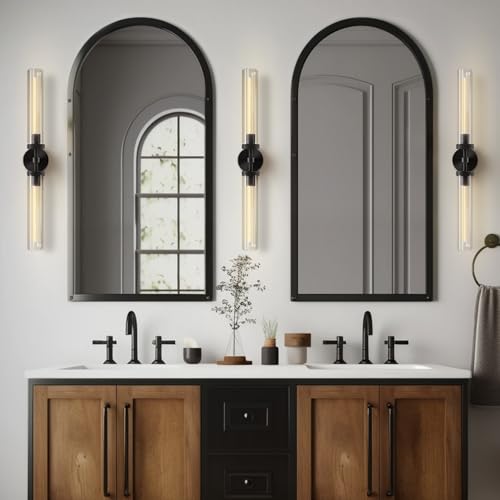 Black Wall Sconce (Balck- 30 inch-1 Pack / 1 Pack)