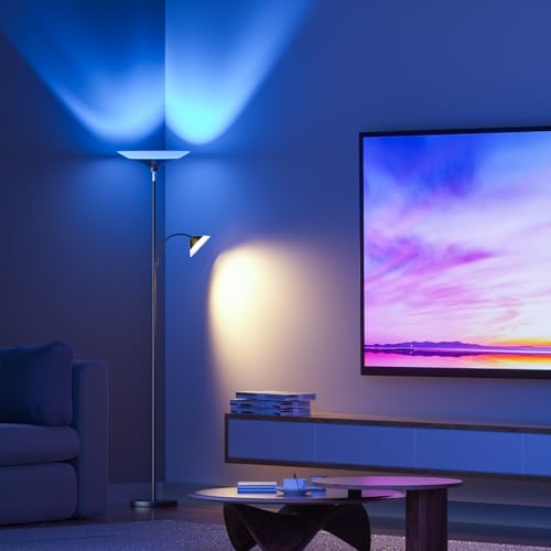 RGB Torchiere Floor Lamp (RGB (Red, Green, Blue))