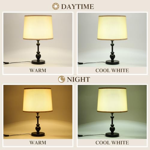 Drum Lamp Shades Set of 2 (Warm-Yellow)