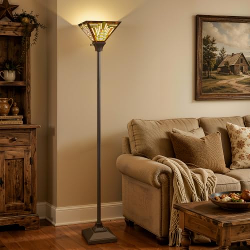 Tiffany Floor Lamp (Mission Geometric)