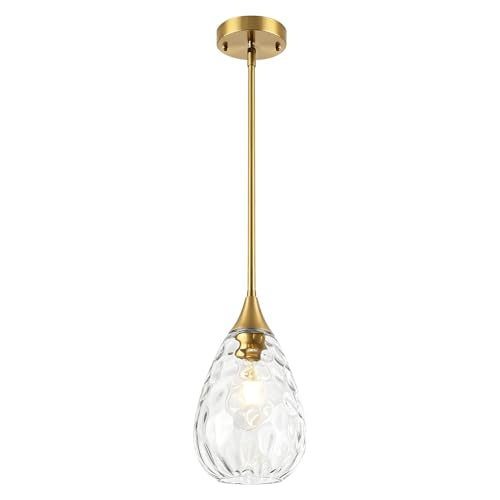 Glass Black Pendant Lights Kitchen Island