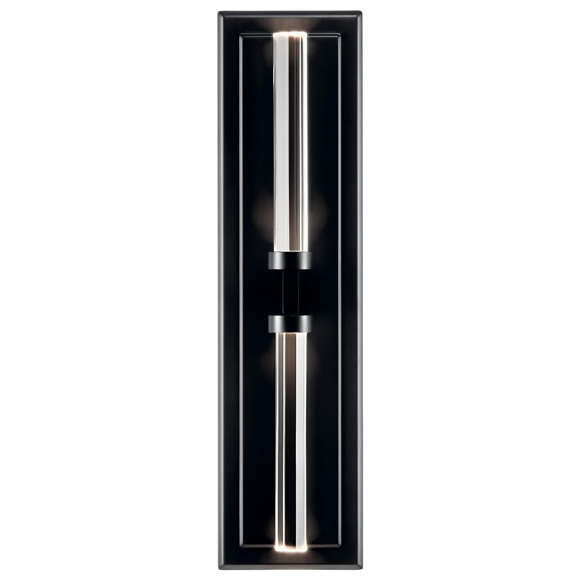Sycara 19" 2 Light LED Wall Sconce Light (19" (2 Light) / Black)