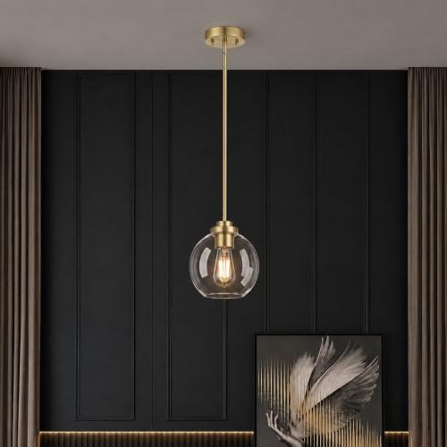 Modern Pendant Light Fixtures Globe Glass Pendant Lights Kitchen Island Kitchen Island Lighting for Dining Room
