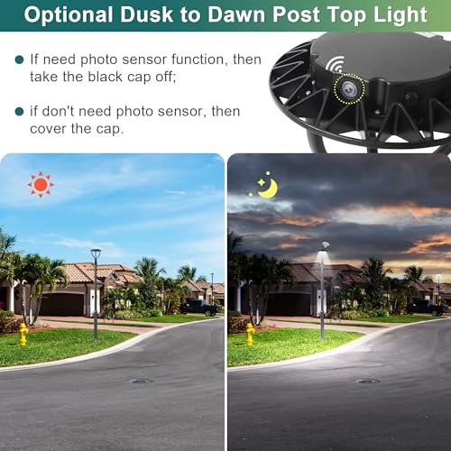 LED Lantern Post Top Pole Light