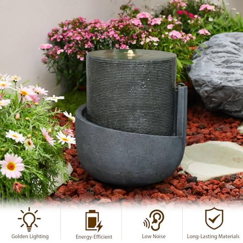 18H Modern Outdoor Water Fountain Zen (18H)