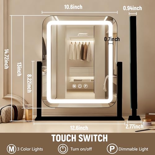 Arched Makeup Vanity Mirror with Lights