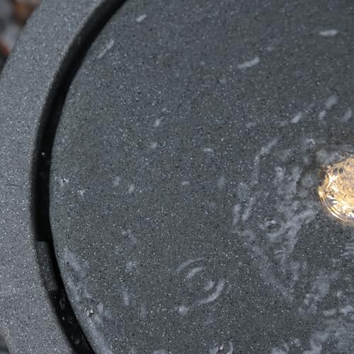 12.60” H Outdoor Water Fountain Made with Eco