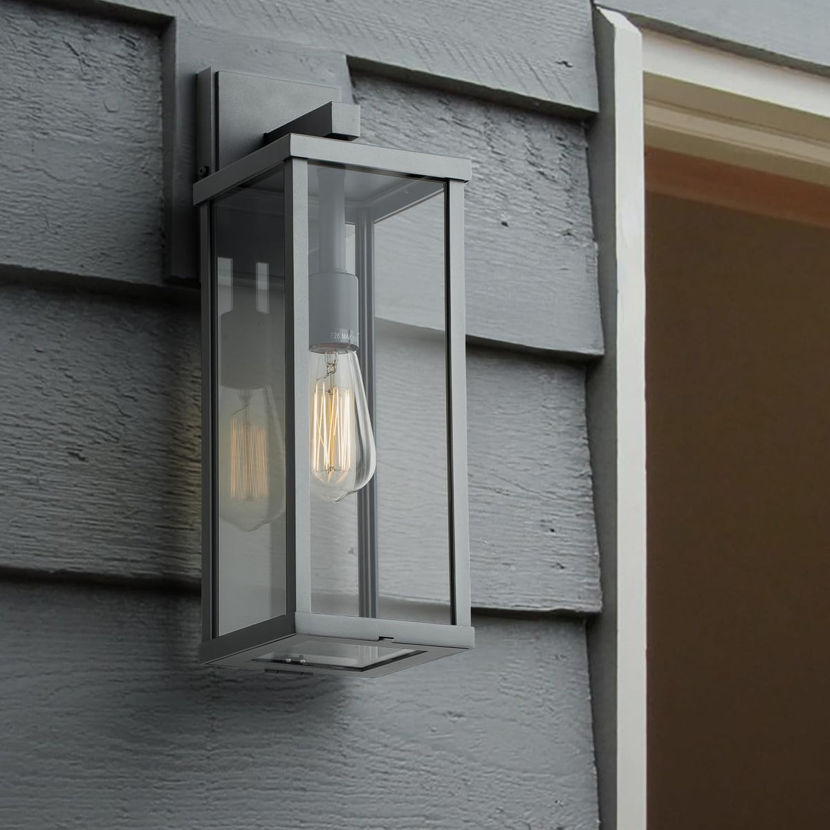 18" Outdoor Wall Sconce (Matte Gray / 18-inch)