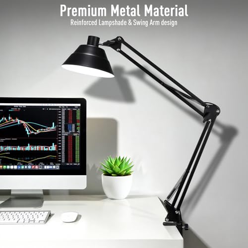 Led Desk Lamp for Home Office (Black)