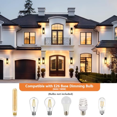 16" Large Motion Sensor Outdoor Wall Lights for House 2