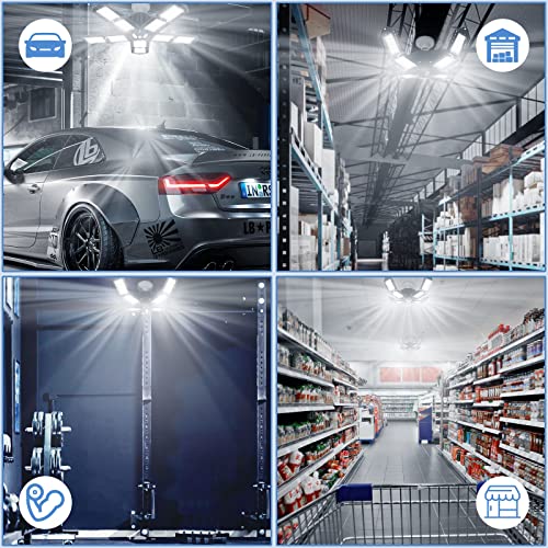 LED Garage Lights 10+1 Panels 2 Pack (10+1 Panels)