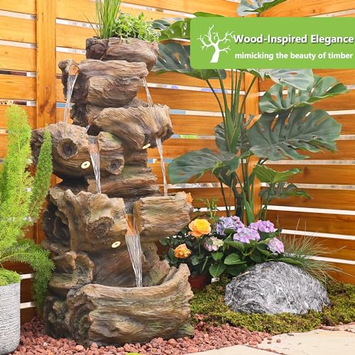 40 H Large Outdoor Water Fountain with 5 Tiers (40.5" H)