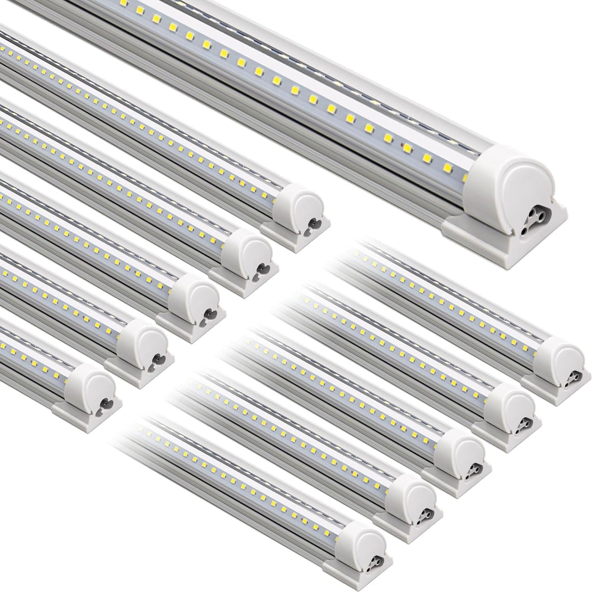 T8 LED Shop Lights 8FT (6500K / 8ft-10 Packs)