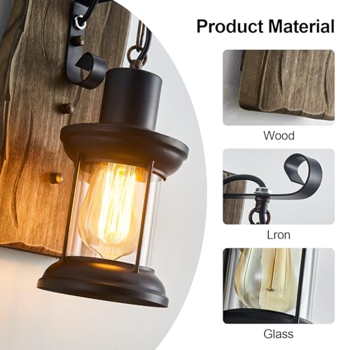 Farmhouse wall sconces Rustic wall sconces Indoor wall lights1pack (1pack)