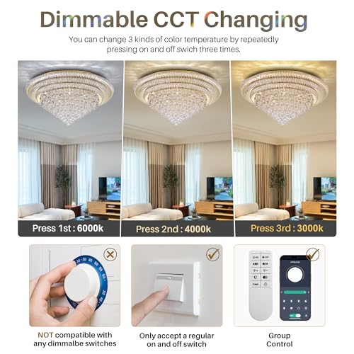 40" LED Crystal Raindrop Ceiling Light (Gold / 40 inches)