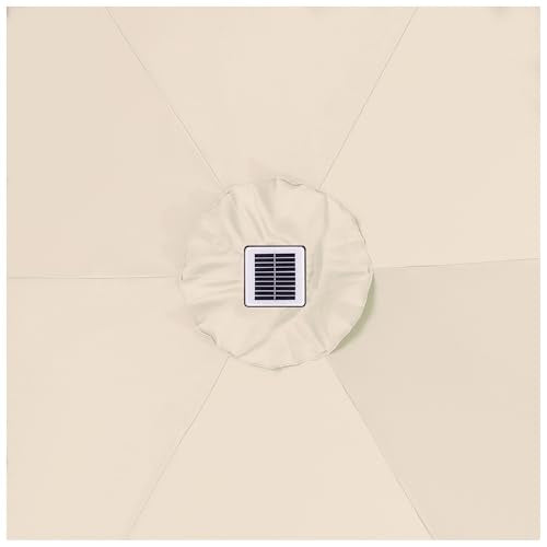 Solar Patio Umbrella with a Centre Light