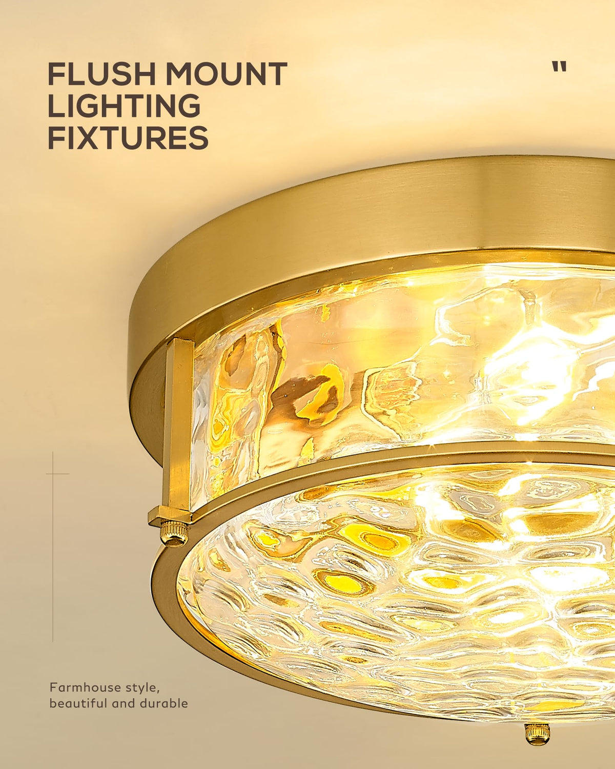 Modern Ceiling Light (Gold)