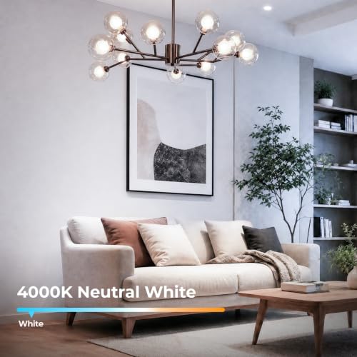 E12 G16.5 Globe LED Bulb (6 Pack / 60w Neutral White)