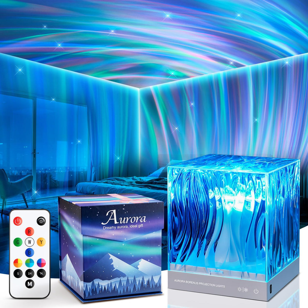 Teen Girl Gifts Trendy Stuff Galaxy Projector Night Light Projector (Multicolor)