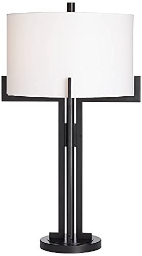 Madrid 31 1 2" Large Table Lamp Black Minimalist Modern Industrial